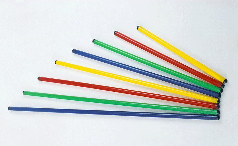 Plastični štap za gimnastiku Fi25, 120 cm