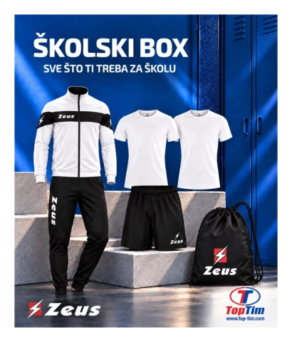 Zeus Školski Box – Trenirka, kratke hlače i 2 majice