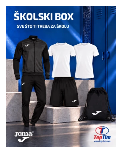 Joma školski box – Trenirka, kratke hlače i 2 majice