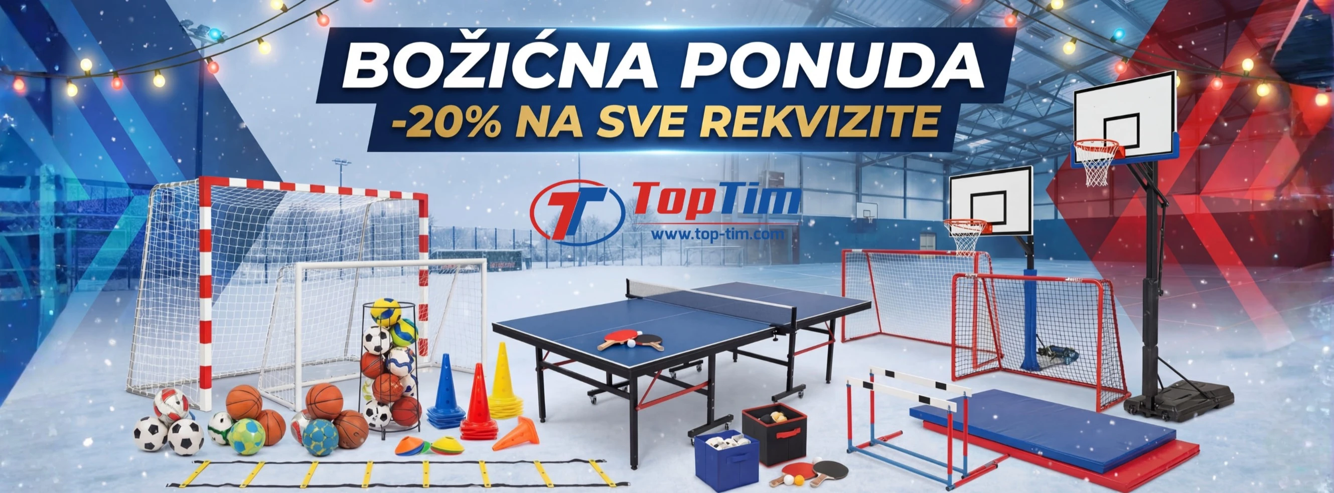 Top Tim poklanja 20% popusta na rekvizite