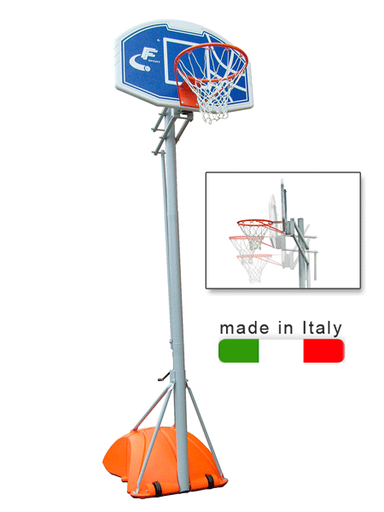 [SS 04010] Prijenosni koš podesive visine za košarku i mini košarku